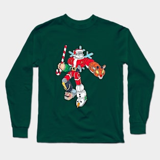 Santa`s Robot Long Sleeve T-Shirt